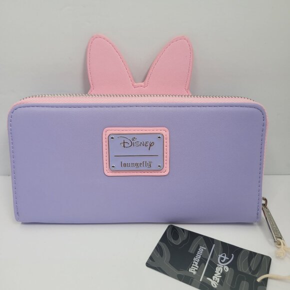 Loungefly Disney Daisy Duck Mini Backpack & Wallet Set NWT - Picture 9 of 12
